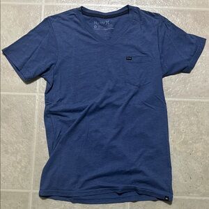 Hurley Men's Classic Blue V-Neck Tee